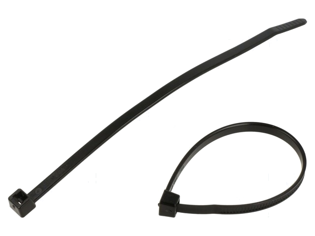 Kabelbinder; L: 150mm; W: 4,6mm; polyamide; 225N; zwart; Ømax: 35mm Kabelbinder; L: 150mm; W: 4,6mm; polyamide; 225N; zwart; Ømax: 35mm